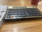 Vintage Hp Hewlett Packard 12c Calculator W Pouch   Handbook - Works Super Clean