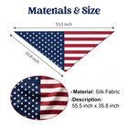 Patriotic Usa-canada-mexico Flag Bandana  Sports Head Wrap For Soccer Fans