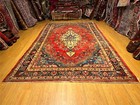 6 8 X 11 4 Handmade Simi Antique  Isfahaan Room Size Rug   Natural Dye Soft Wool