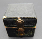 Vintage Early Travelling Ink Well - 1 1 2 Inches Square