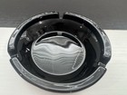 Las Vegas Hilton Black Glass 4 Slot Cigarette Cigar Ashtray Casino Souvenir Vtg