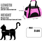 Cat Carrier soft-sided Pet Travel Carrier For Cats dogs Puppy Comfort Portable F