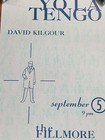 Yo La Tengo Original Concert Poster San Francisco 1997 The Fillmore Rare Vinyl