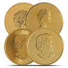 1 Oz Canadian Gold Maple Leaf Coin  random Year   9999 Pure 