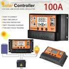 100a Solar Panel Regulator Charge Controller Auto Focus Tracking 12 24v Us