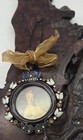 Vintage Miniature Picture Photo Frame   Hanging Enamel Edwardian Style