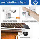 Gutter Mount Bracket For Eufy Security Solocam S340 - Adjustable  Weatherproof