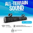 Ds18 Sb24btx  24  Marine Sound Bar Speaker System  Amplified  Water Resistant