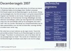 Netherlands 2007 Christmas - Post Office Pack