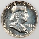 1956 Proof Franklin Half Dollar 50c - Ngc Graded Pf66 - Old Fatty Holder 