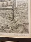 Cat In Chair Vintage Framed Signed Print 19 30 The Deckchair 1981 Kitty Art