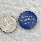 Rockefeller For Governor Vintage Pin Button Pinback Small