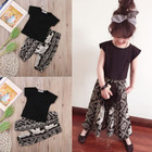 2pcs Newborn Toddler Baby  Girls T-shirt Tops   Pants Kids Clothes Outfits