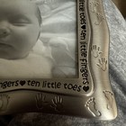 Silvertone Metal 5x 7  10 Little Fingers Frame Holds 4x6  Photo - Malden