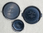 Three Nikkor Nikon Lens Caps  52mm Metal Pins  52mm Plastic Pins  34 5mm Metal P