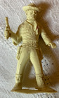 Vintage Marx 60mm Cream Roy Rogers Standing With Pistol In Hand