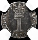 Great Britain King George Iii 1800 Ad  Silver Maundy 1760-1820 1p Penny  Ngc Xf
