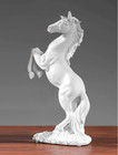 12 Inch Vintage White Horse Statue Decorative Horse Figurine For Home Decor