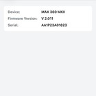 Escort Max 360 Mkii Radar Detector - Display Issue