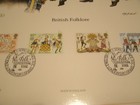 Limited Edition First Day Lithograph   British Folklore  1981 Stamps