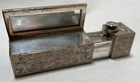 Vtg 1930s 950 Sterling Silver Lipstick Holder Tube Case Mirror Floral Etched 50g