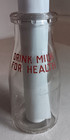 Vintage Covalts Dairy Muncie  Indiana Half Pint Milk Bottle