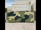 New One Trip 20  Ft Camouflage Shipping Storage Dry Container Conex - We Deliver