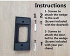 Ring Doorbell Wired 5at3t5 Wedge Angle Bracket Mount 15 25 35 45 60 75 90 Degree