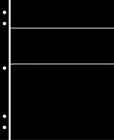 Stock Sheets 15 Pages For Stamp Double Sided 3 Different Rows Black By Hagner 