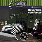  Collectibles Beetlejuice 5 Piece Queen Size Black   White - Beetlejuice