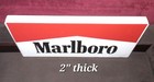 Vintage 1992 Marlboro 29   15  Double Sided Metal Sign Raised Lettering  