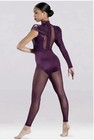 Purple One Sleeve Dance Costume    you Don   t Own Me    Weissman Small Sa Sequines