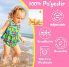 New 3pk Babygoal Girls Reusable   Adjustable Snaps Swim Diapers  0-8months