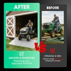 Shed Ramp For Riding Mower   Lawn Equipment Anti-slip Punch Plate Ramp 1 2pcs