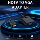Hd 1080p Hdmi To Vga Adapter Male To Female Converter