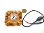 2 Piece Usb Plug Copper 5v 55mm Computer Cooling Fan Heatsink Cooler Vga Cpu A8