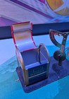Vintage Us Mail Mailbox Stamp Holder Postal Letter Scale Tin Metal Desk Ounces