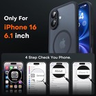  Magnetic For Iphone 16 Case  Upgraded Full Camera Protection  Compatible With 