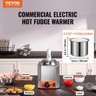 Vevor Electric Cheese Dispenser 2 3qt Nacho Cheese Warmer Pump Condiment Melter