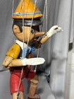 Vintage Wooden Carved Pinnochio Marionette Puppet 16    - Great Condition