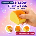 Squishy Fun Box 8 Pieces Squishy Pack Cheese Food Squishies Set Slow Rising Butt