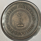 1889 British Honduras  belize  One 1 Cent Nice Xf 