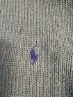 Polo Ralph Lauren Sweater Men s Large Green Cotton Purple Pony