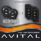 Pair Of Avital 2026 Model 7147l 4-button Remote Controls For Avital 5308l System
