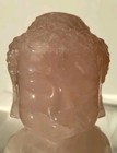 Natural Pink Rose Quartz Crystal Hand Carved Baobao Buddha Figurine Statue Altar