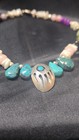 Vintage Handmade Reclaimed Native American Sterling Silver Southwestern Necklace