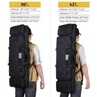 Tactical Rifles Shotgun Soft Carry Case Double Long Guns Storage Bag For Hunting