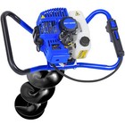 Gas Post Hole Digger Earth Auger 2 Stroke 52cc 2 4 Hp For Fence Post Home Garden