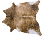Brindle Brazilian Cowhide Rug  Xxl