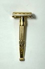 Vintage 1960  f4  Gold Gillette Toggle Adjustable De Razor